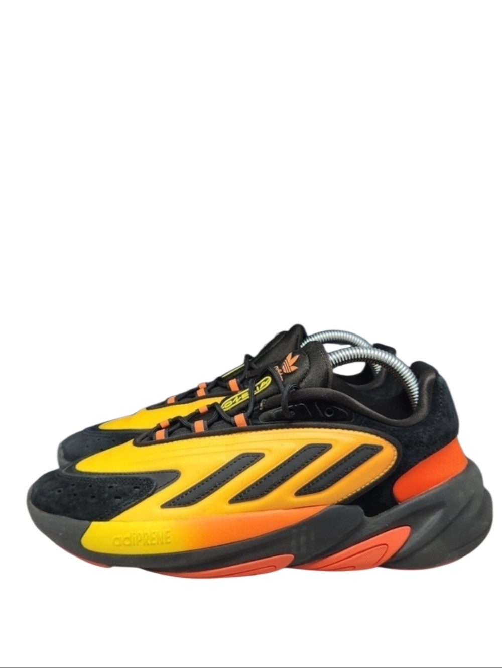 Adidas Ozelia Black Semi Impact Orange Men's Sneakers Size 7.5